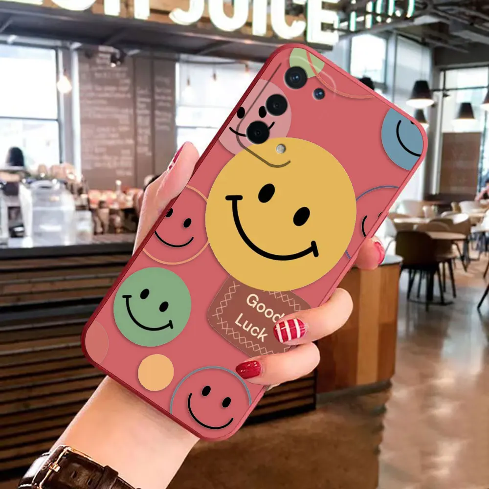 Funda de teléfono con cara feliz para OPPO, carcasa fina para OPPO A52, A54, A55, A57, A78, A72, A73, A74, A91, A93, A92S, A94, A95, A96, A97, 4G, 5G