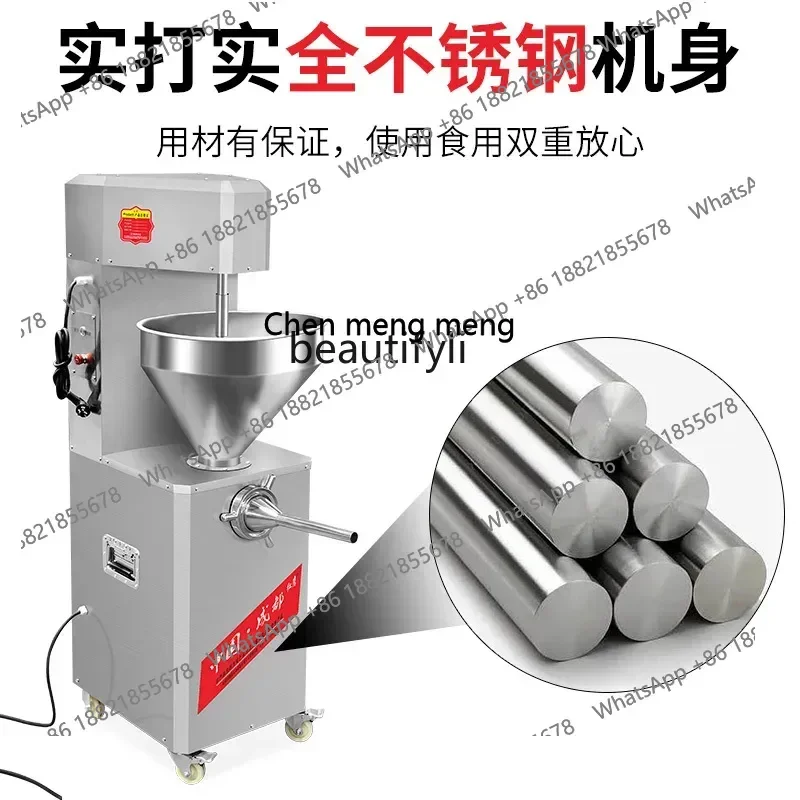 ماكينة تعبئة السجق الكهربائية Z189 A56 ماكينة تعبئة نقانق الخنزير العمودية الأوتوماتيكية التجارية #3