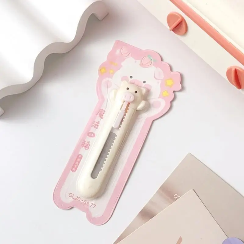 Cutter caixa multifuncional Cats adorável abridor letra abridor coelhos abridor caixa bolso adequado para escola