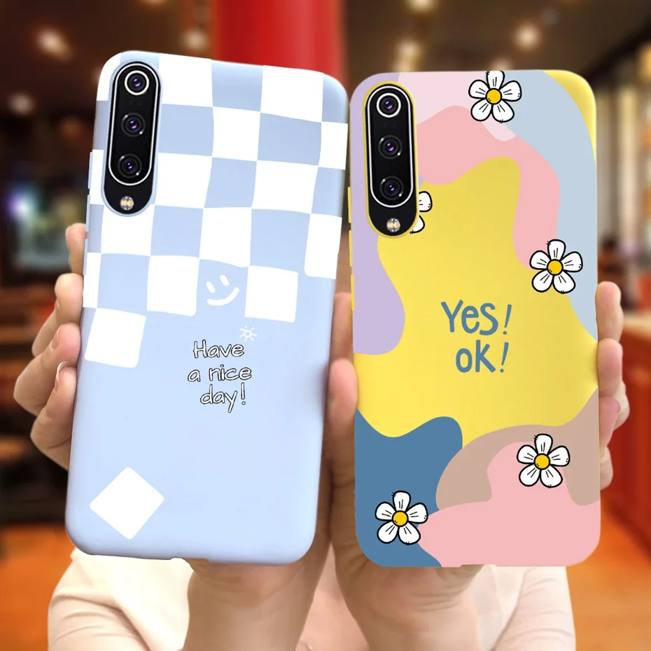Lovely Printing Jelly Phone Case For Xiaomi Mi 9 SE Mi9 Soft Silicone TPU Back Cover For Xiaomi Mi 9 Lite Mi 9SE 9 SE Bumper