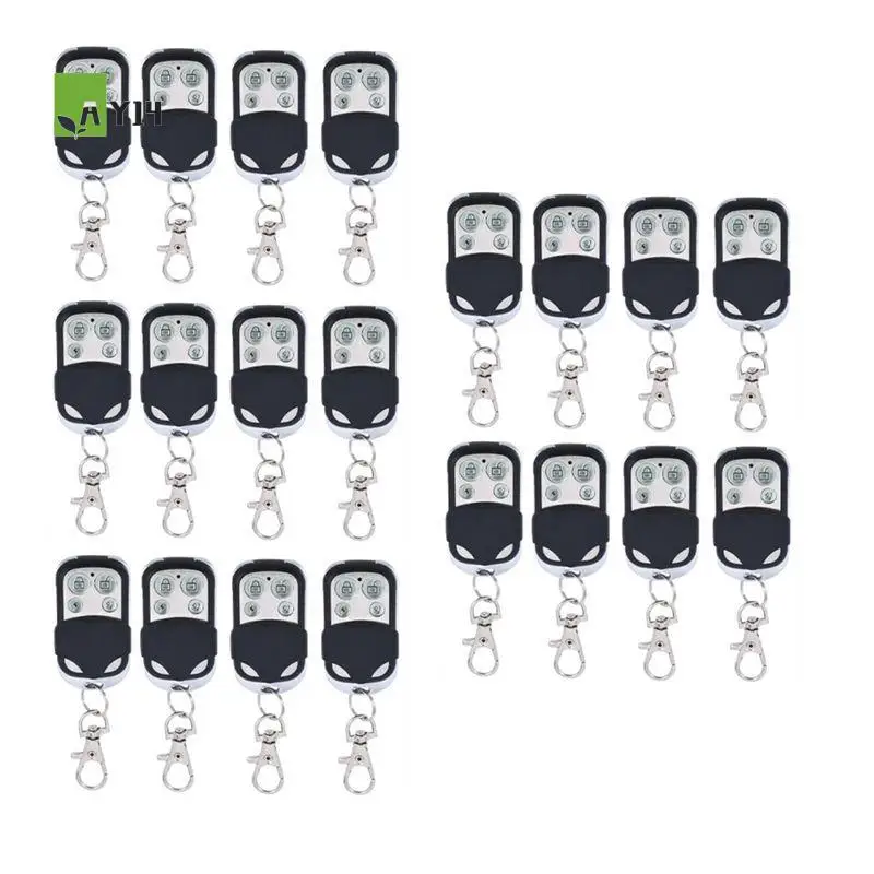 

AY14 -20Pcs 433Mhz RF Remote Control 4CH Button Car Key Garage Door Opener Remote Control Auot Copy Electronic Gate Duplicator