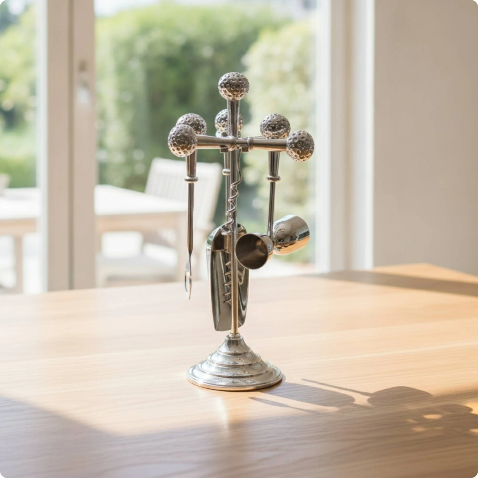 Bar Utensil Display Stand Organized Unattached Standing Bartender Tool Holder Bartender Tool Holder Stand Elegant Compact