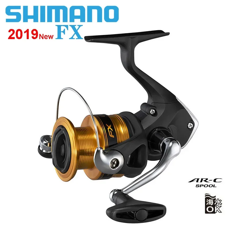 

2019 SHIMANO FX 1000 2000 2500HG C3000 4000 2 + 1 BB, Max Drag 3kg 8.5kg Metal Replacemet De Fia Carretéis Carretel De