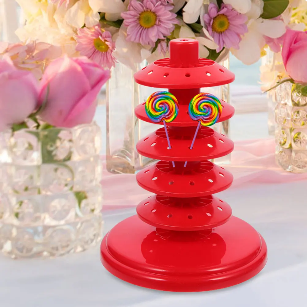 

Multi-function Lollipop Stand Candy Rack Adjustable Display Racks PP Material Portable Party Desktop Holder Beautiful