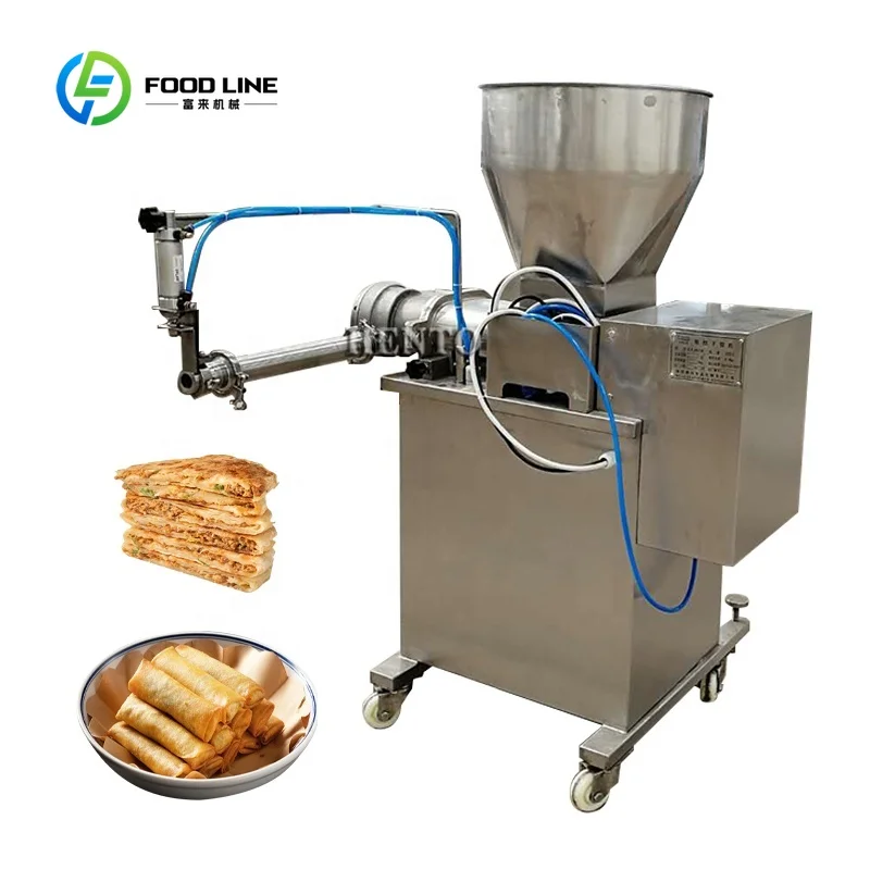 Customized Stuff Bun Filling Machine Stuffed Bun Dumplings Maker Stainless Steel Commercial Dumpling Machine for Food Shop