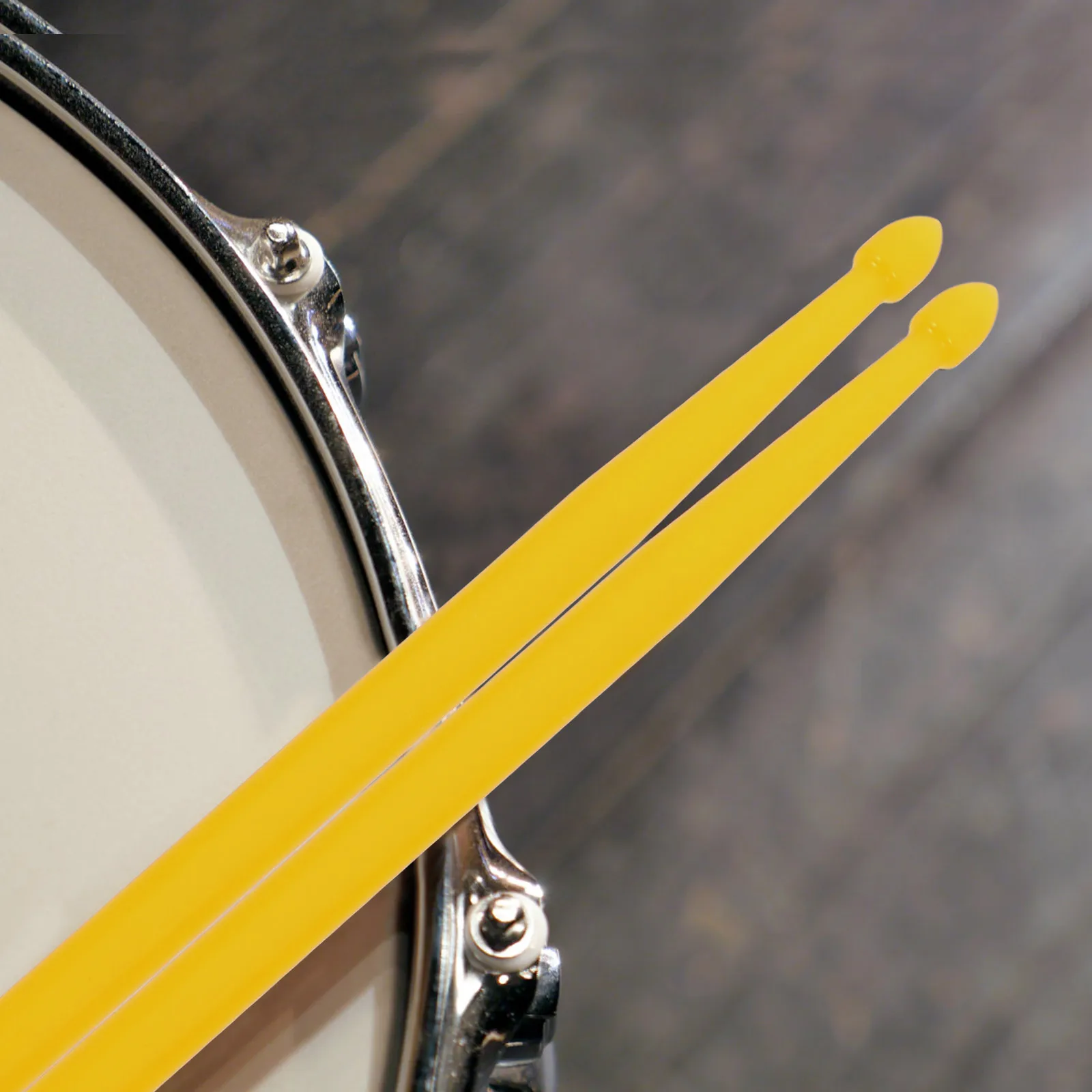 

1 Pair Double-End Drum Sticks Smooth Lightweight Percussion Tool For Jazz Music Practice Durable Nylon Drumstick Accessory