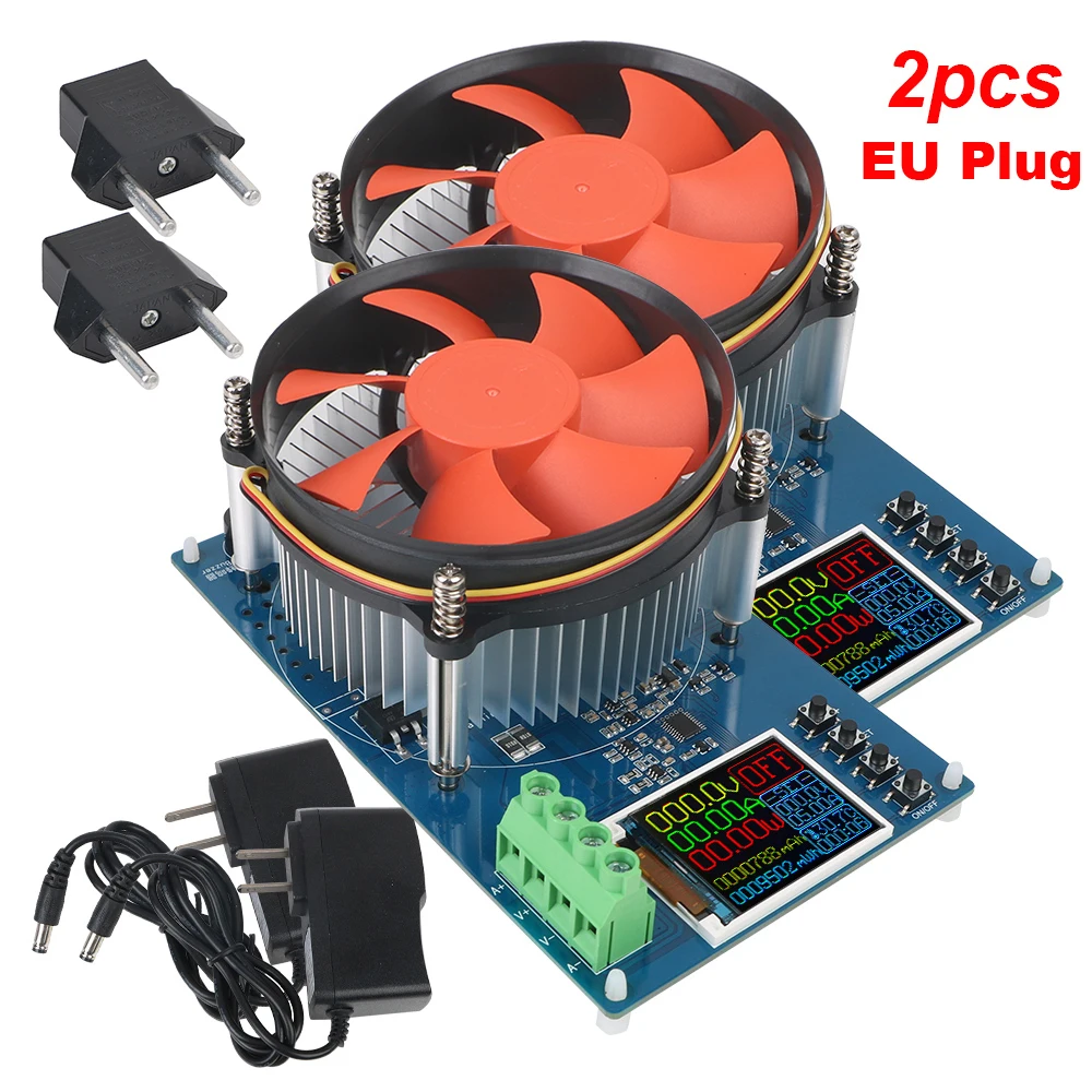 EU UNS Stecker 150W 10A DC Elektronische Last 4-draht Lithium-Batterie Tester Einstellbare Test Modul Batterie werkzeuge Monitor Entlader