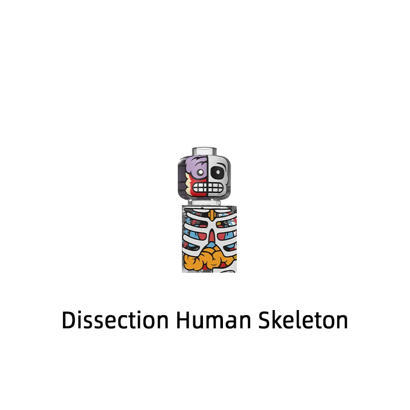 The Dissection Human Skeleton Model Blocks MOC Bricks Set Gifts Toys For Children D8005