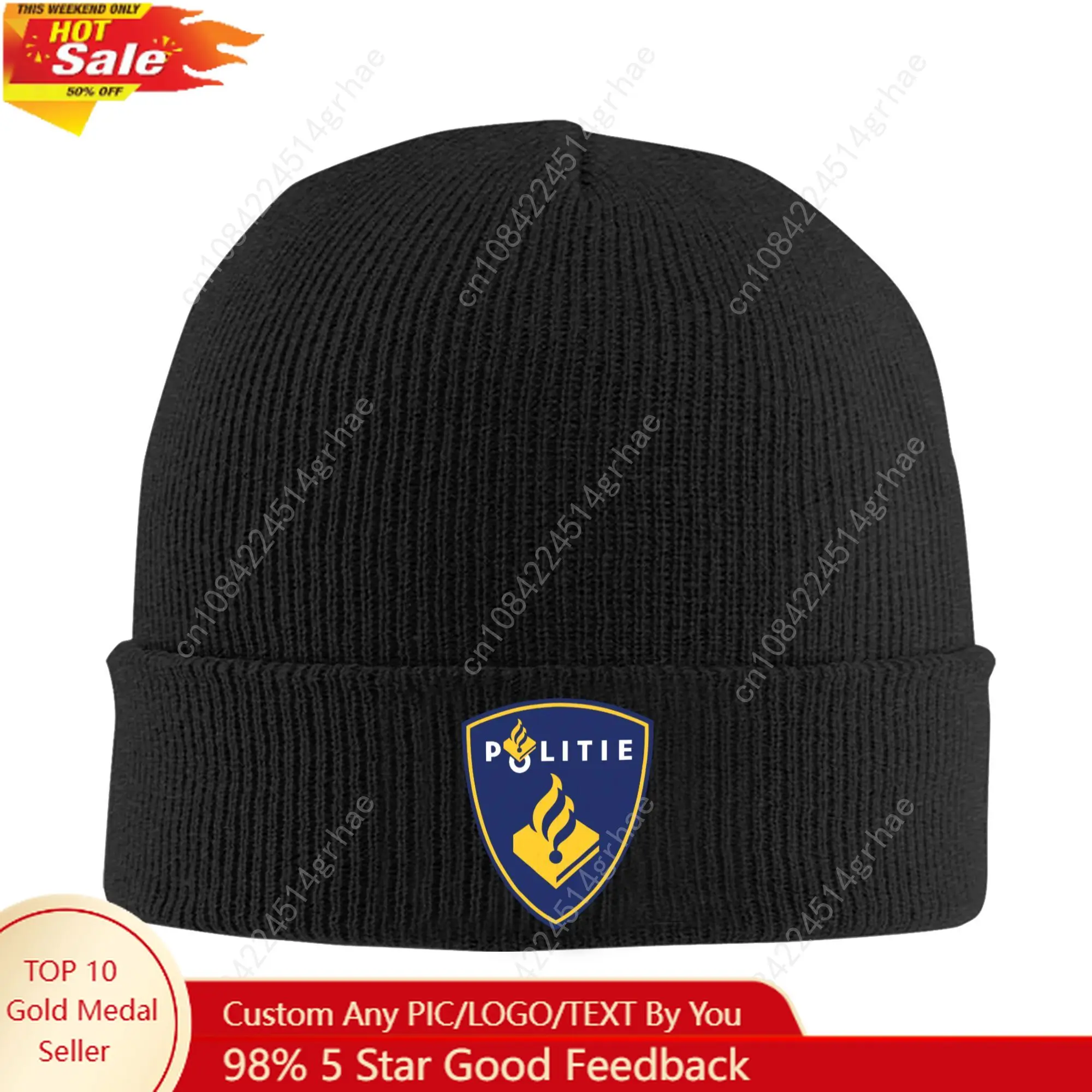 

Netherlands National Police Arrestatieteam Beanie Cap Unisex Winter Warm Bonnet Homme Knit Hat Outdoor Skullies Beanies Hats
