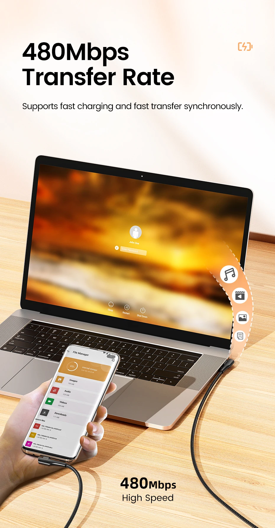 Toocki USB Type C to USB C Cable 90 Degree Angle QC4.0 PD4.0 PD 100W Fast Charging for Macbook iPhone 18 Samsung Xiaomi Huawei
