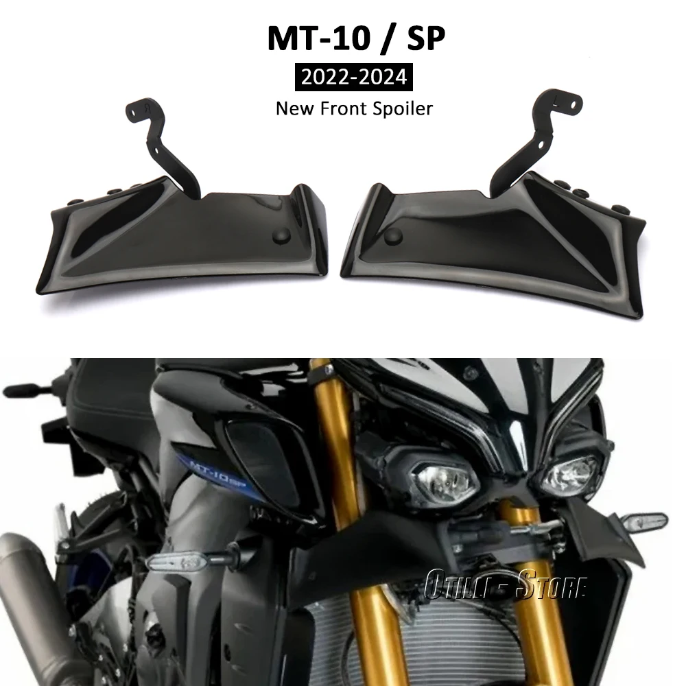 

For Yamaha MT10 MT 10 mt10 MT-10 SP 2022 2023 2024 Motorcycle Sport Downforce Naked Front Spoilers Aerodynamic Deflector Kit