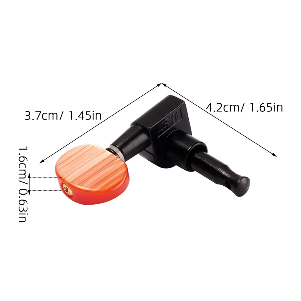 Stuks Gold Peal Rode Stemsleutels Machine Heads 4.2X2.2X1.6Cm Voor Elektrisch Akoestische Gitaar String Tuners set Half Moon Stijl