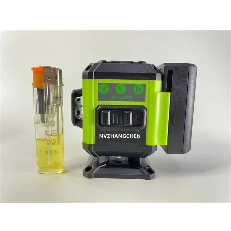 Mini Linha de Feixe de Laser Portátil 12 16 Linhas 3d 4d Auto-nivelamento 360 Cruz Horizontal e Vertical Super Poderoso Verde