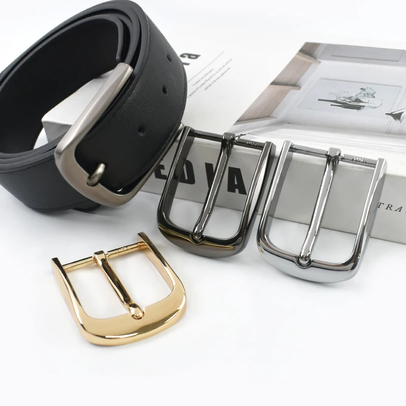 

2/5Pcs 40mm Metal Belt Buckles Clothes Decor Belts Jeans Adjust Pin Clasp Man's Waistband Head DIY Leather Crafts Accessories