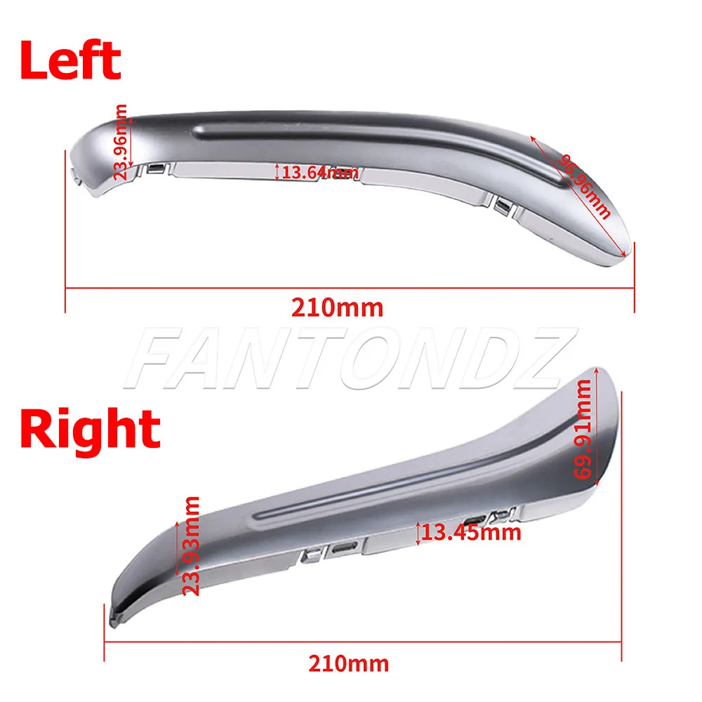 1475334 1475333 For Ford S-Max Galaxy 2006-2015 Interior Front Door Handle Grab Trim Cover Armrest Insert Left Right Side 1 Pair