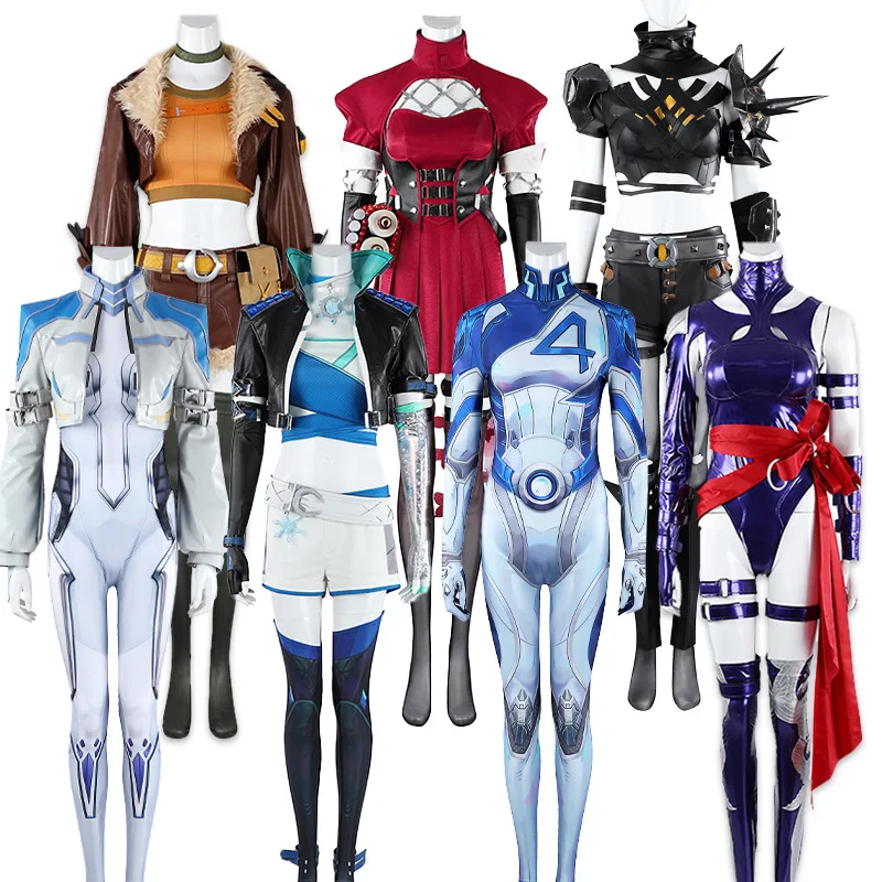 

Rivals Luna Snow Cosplay Magik Rivals Psylocke Cosplay Costume Women Anime Fantasia Magik Uniform Carnival Party Superhero Suit