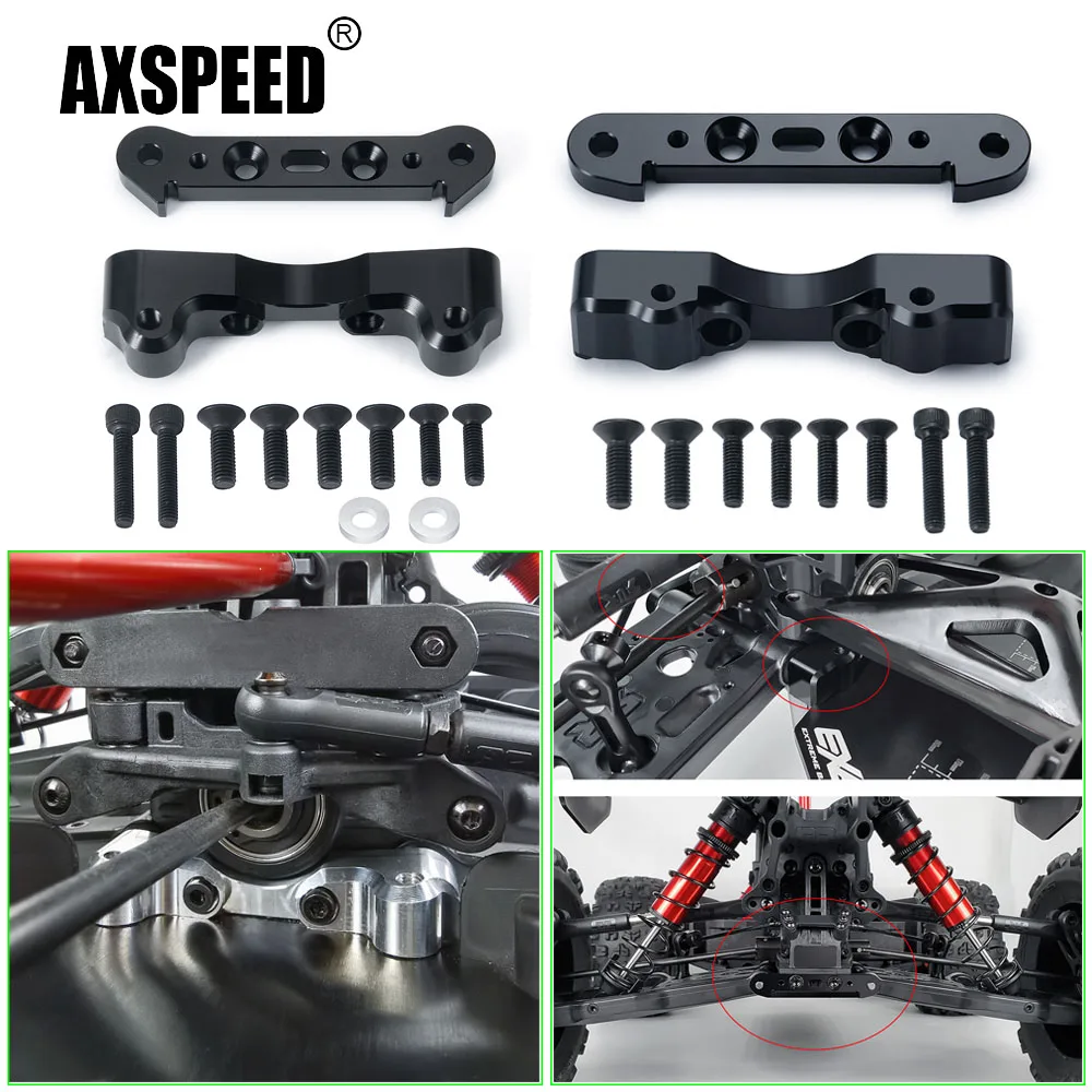 YEAHRUN eje engranajes Motor Servo suspensión inferior montaje CVD rodamiento enlace ventilador de refrigeración para Arrma KRATON 8S 1/5 RC Monster Truck