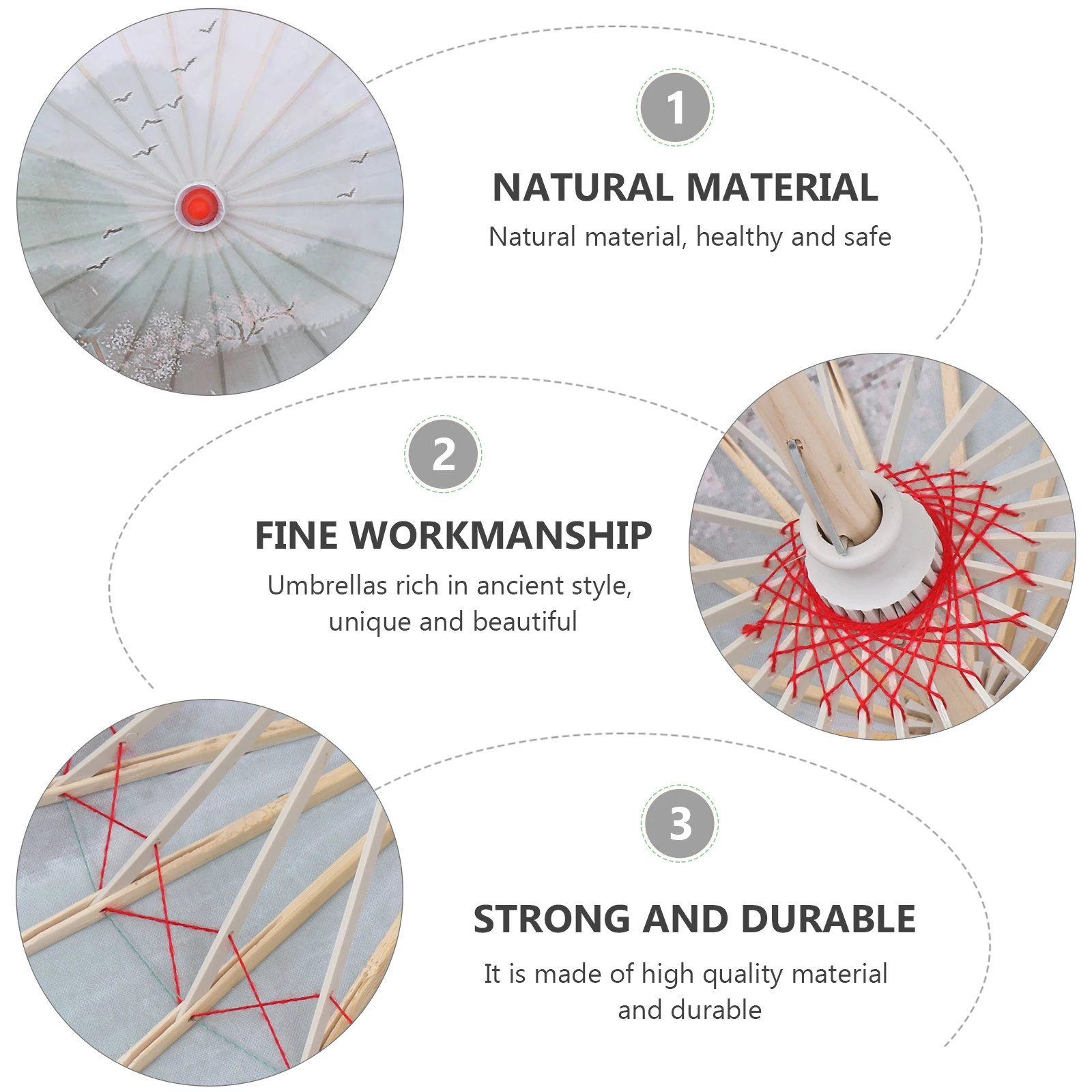 

Umbrella Chinese Paper Parasol Retro Decor Dance Props Wedding Silk Decoration Mini Umbrellas for Decorations