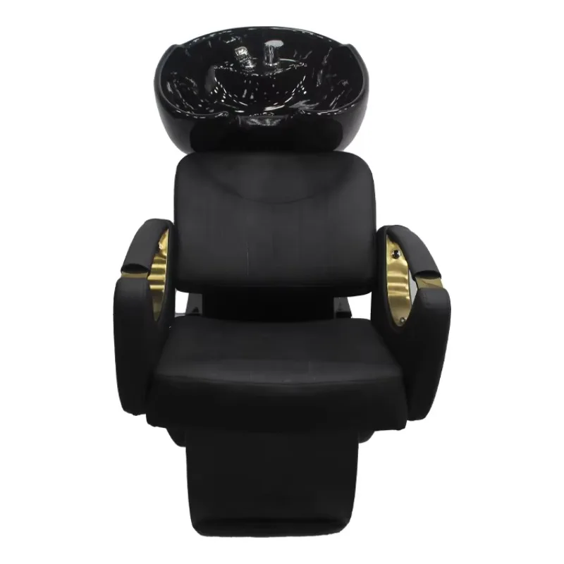 Commercial Modern Design Portable Beauty Salon Furniture Spa Bed Massage Chair with Ceramic Shampoo Bowl