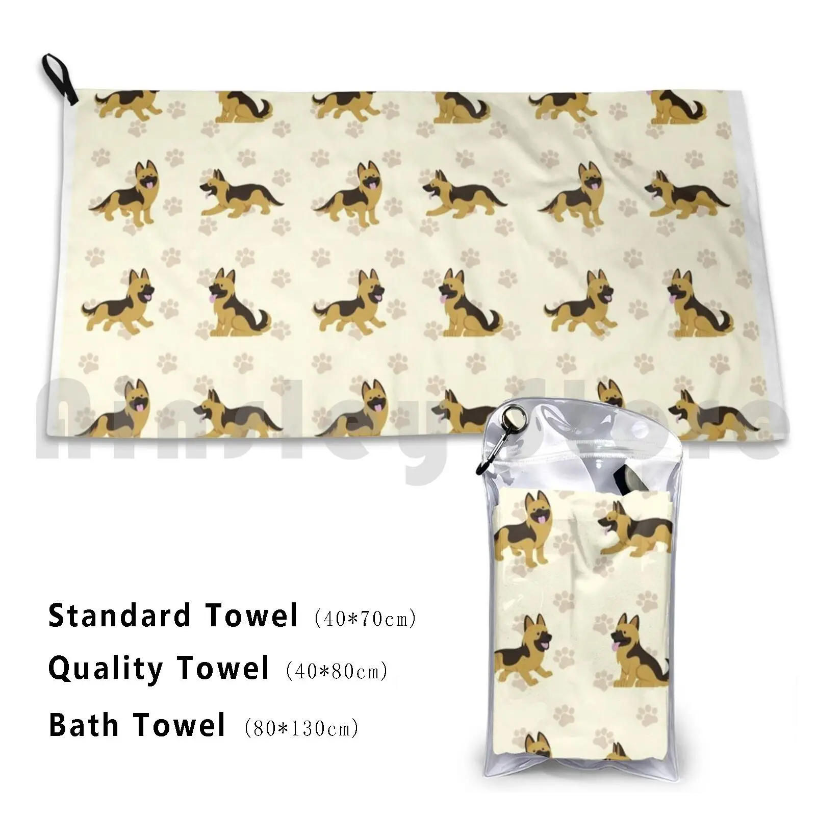 German Shepherd Dog Lover Custom Towel Bath Towel German Shepherd German Shepherd German Shepherd Dog Breeds