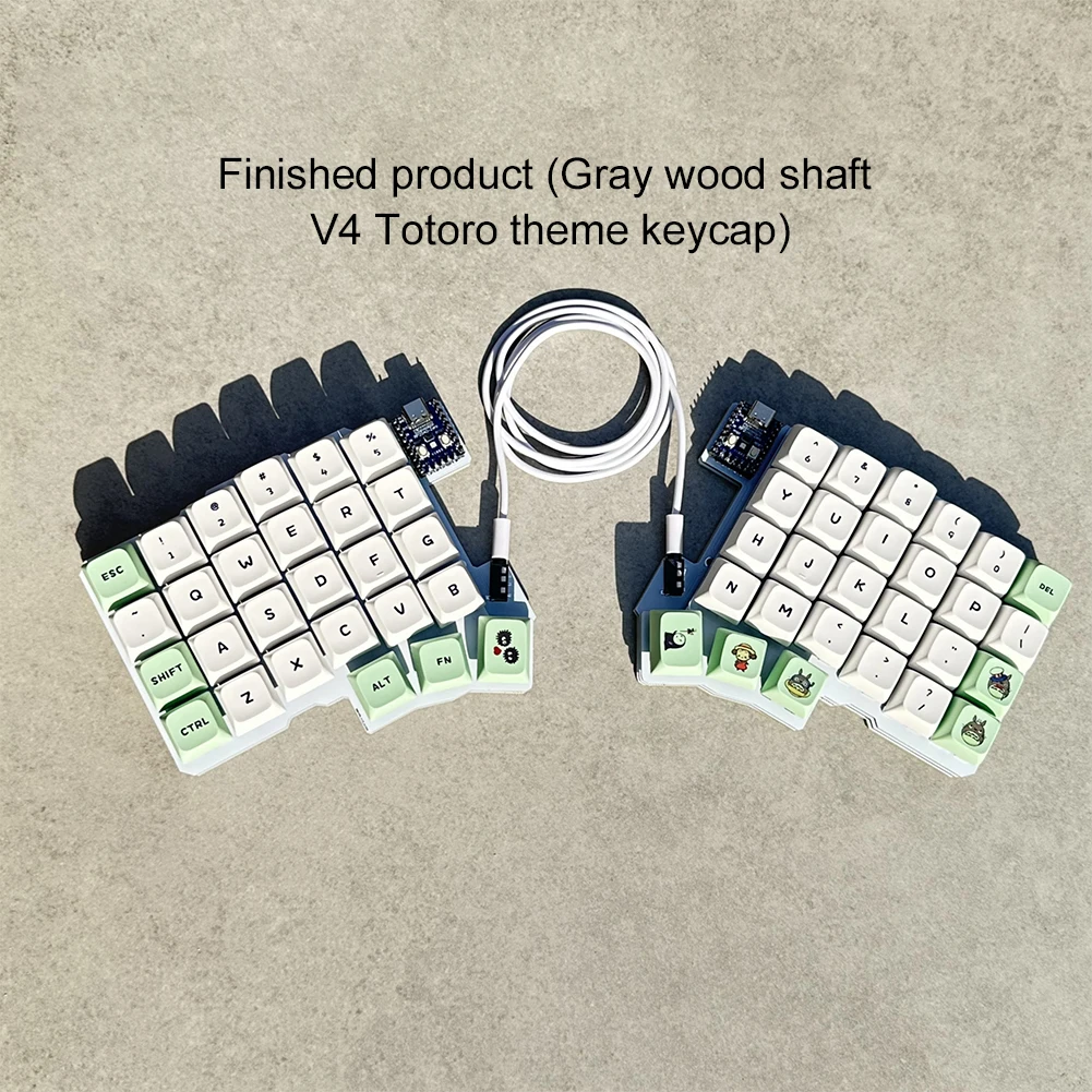 Split Keyboard Wired Ergonomics Keyboard Support QMK/VIAL Gaming Keyboard Programmable Keyboard Customized PC Gamer Accessories