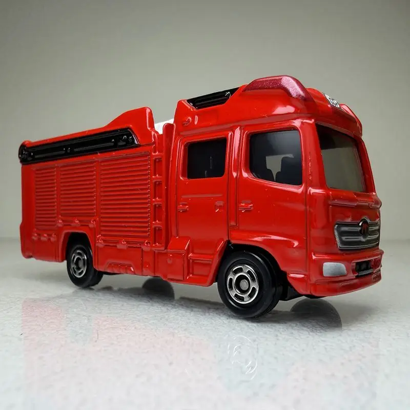 Takara Tomy Tomica No.119 Morita 13m Boom Fire Truck 1:64 Alloy Diecast Fire Engine Model Kids Play Hobby Collectible Toy Gift