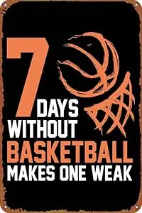 Basketball Baller Sports posters Metal Sign Tin Metal Retro Wall Decor for Home,Street,Gate,Bars,Club 1pc sign