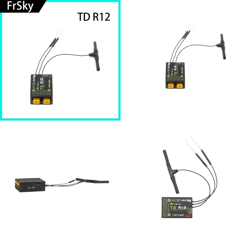 Brand For Future Flight FrSky TD R12 Receiver 12-Channel 2.4Ghz 900Mhz with PWM SBUS FBUS S.Port - Remote Control Equipment