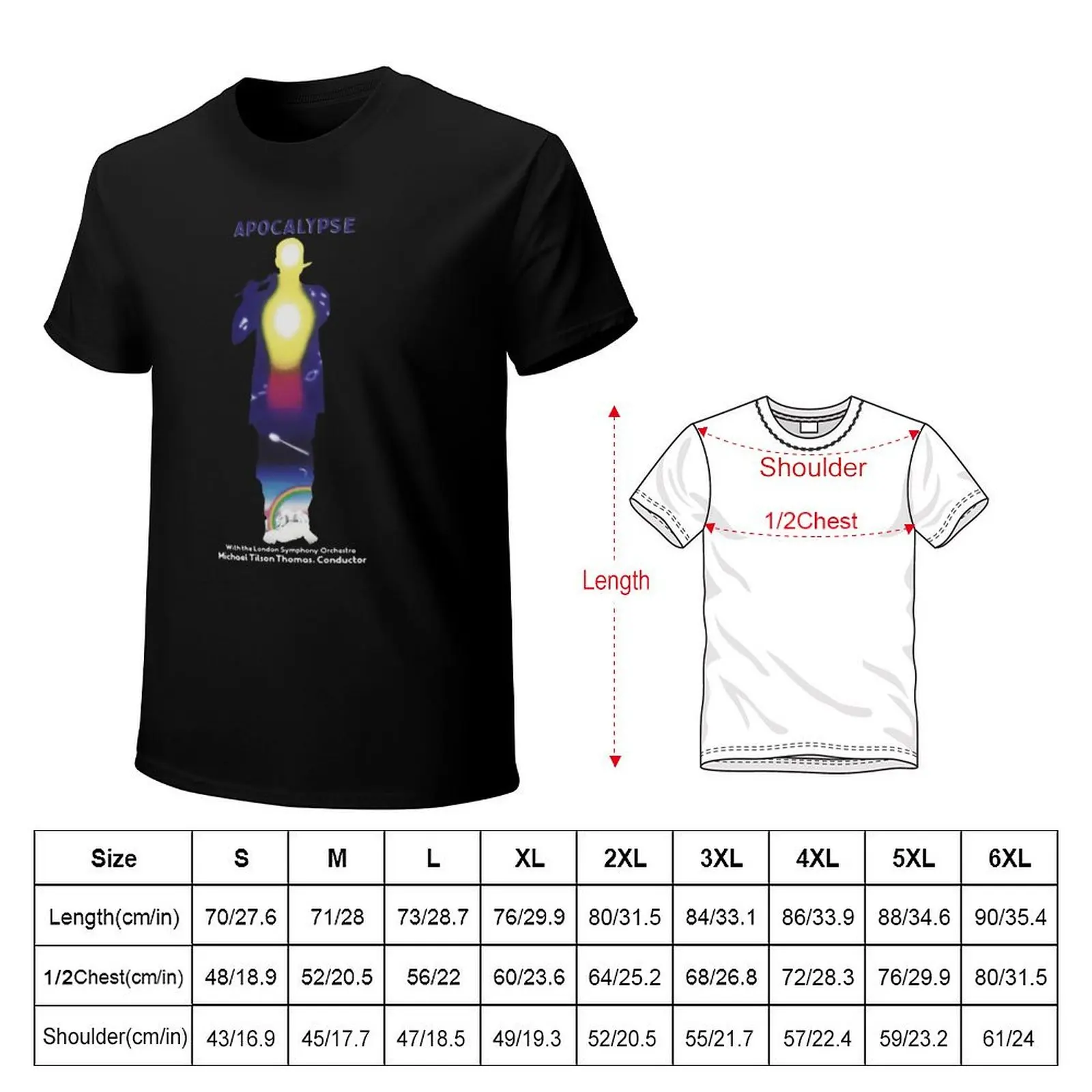 Mahavishnu Orchestra Apocalypse T-Shirt Basic Solid Color Short Sleeve Cotton Top