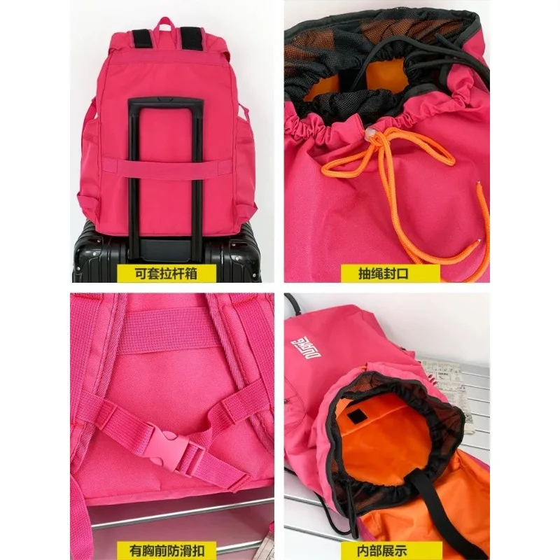 Bolsa de viagem feminina leve montanhismo moda saco escolar mochila de viagem grande capacidade ao ar livre à prova dwaterproof água