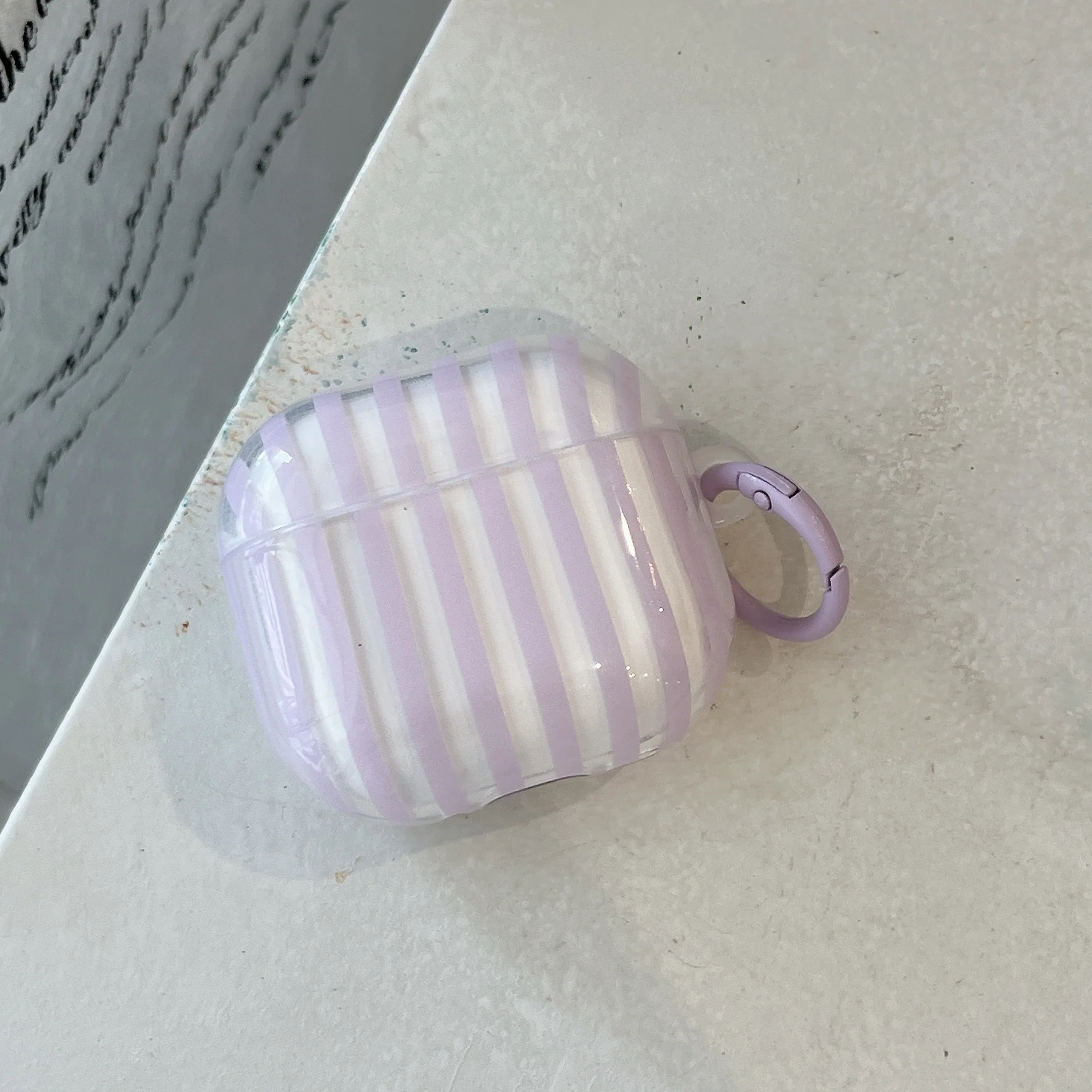 Funda Protectora para Auriculares con Diseño de Rayas de Colores Vibrantes, Estilo Veraniego, para AirPods 4, Funda para Caja de Carga para AirPods Pro 2 3