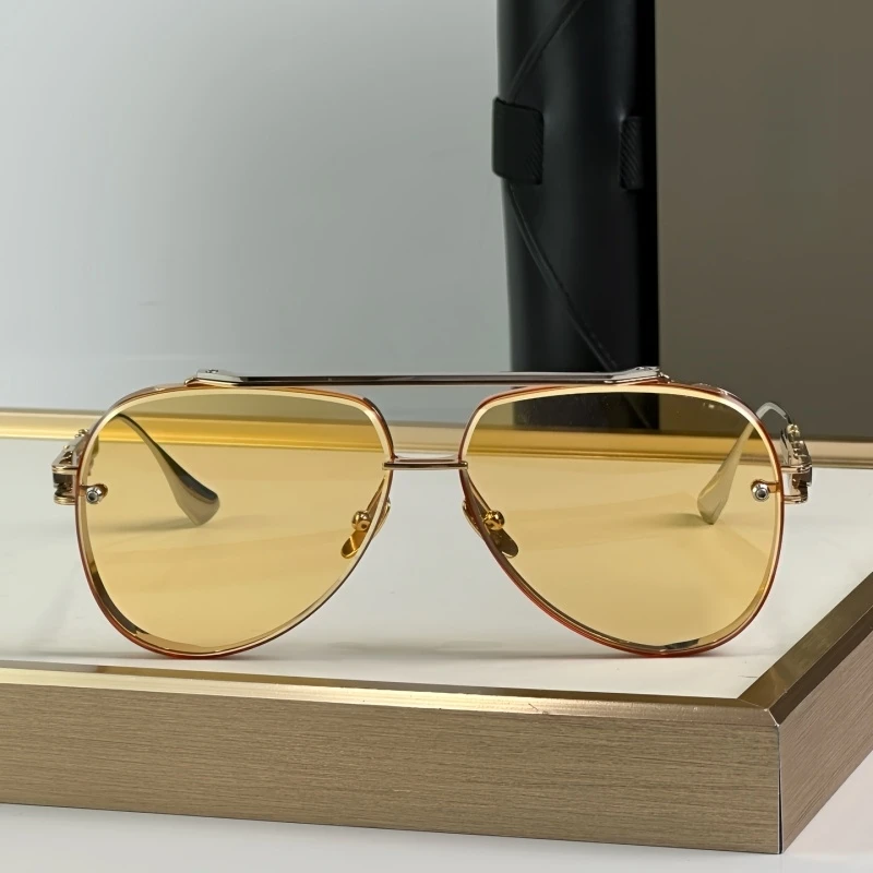 Double Bridge DT281 LEXER Pilot Sun Glasses Women Sunglasses Men Alloy High Quality Outdoor Eyewear Popular Women's Design