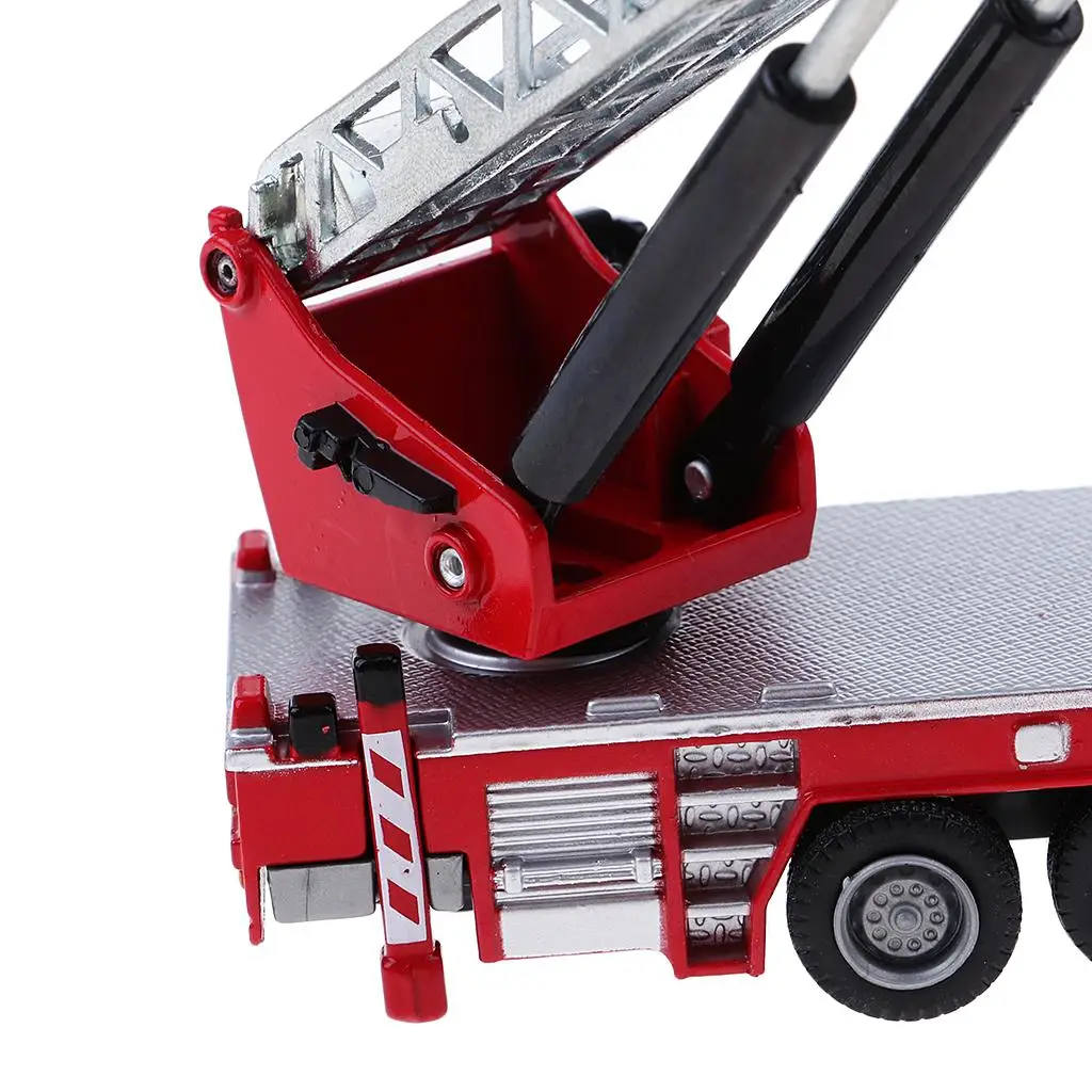 MagiDeal 1:50 Diecast Fire Ladderบันไดรถบรรทุกเด็กเด็ก