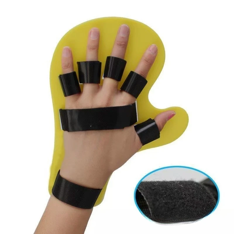 

Five-Finger Separator Board for Hand Rehabilitation, Post-Stroke Finger Correction Splint, Adjustable Palm Trainer