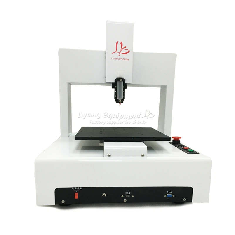 Glue Adhesives/solder Paste/Liquids Fully Automatic Dispensing Machine LY-551/551A Desktop Glue Dispenser 3Axis for Mobile Frame