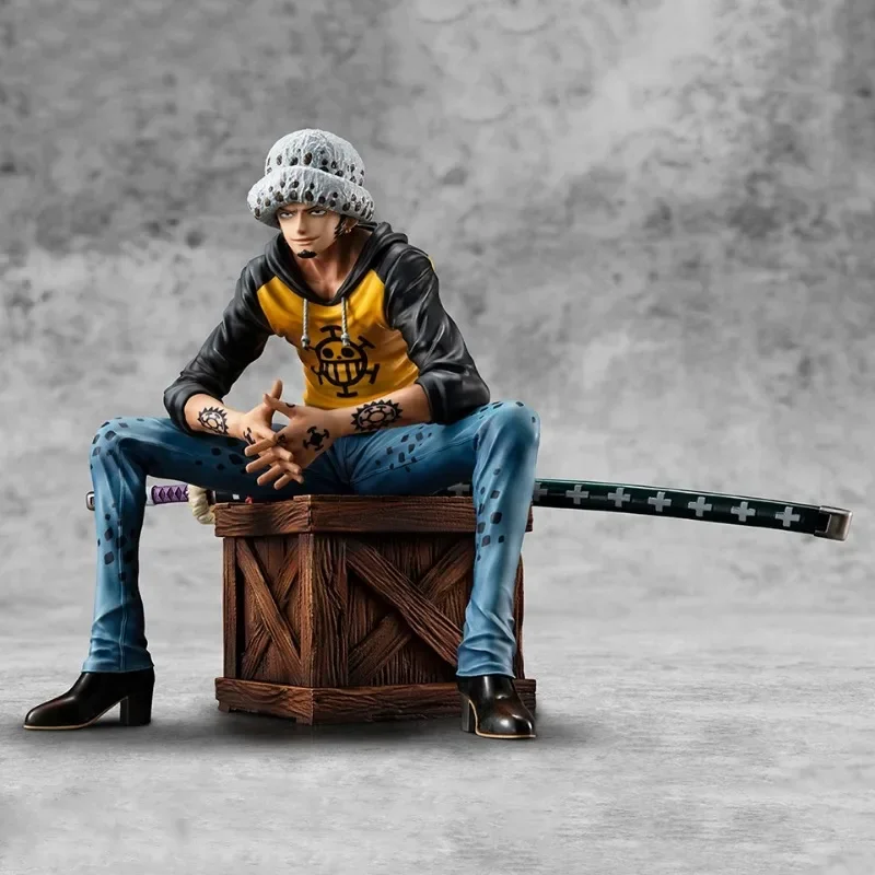 Original Genuine MegaHouse POP Playback Memories Figure One Piece 17cm Trafalgar Law PVC Anime Action Figure Model Collection