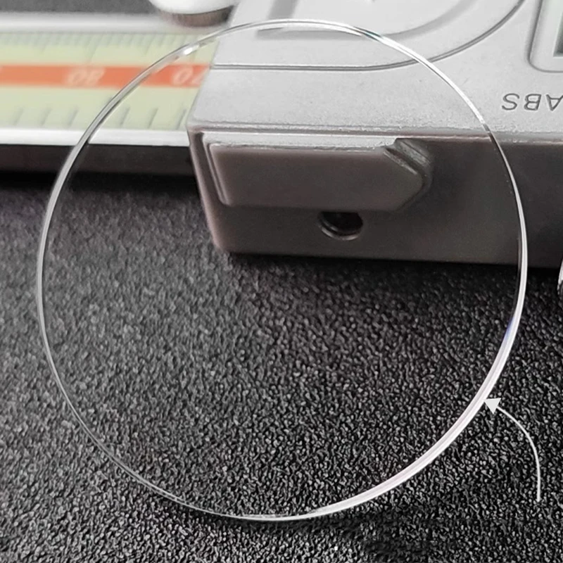 Плоская минеральная линза для часов, толщина 0,8 1, 1,2 1,5 2, 3 мм, диаметр 20 ~ 29,5 мм, стекло для часов, аксессуары с кристаллами, замена загрузки