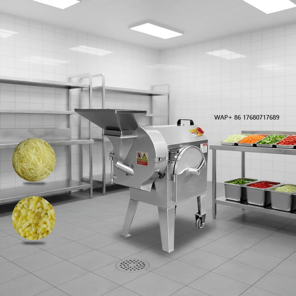 

Fully Automatic Vegetable Cutter for Food Service Kitchens and Processing Plants