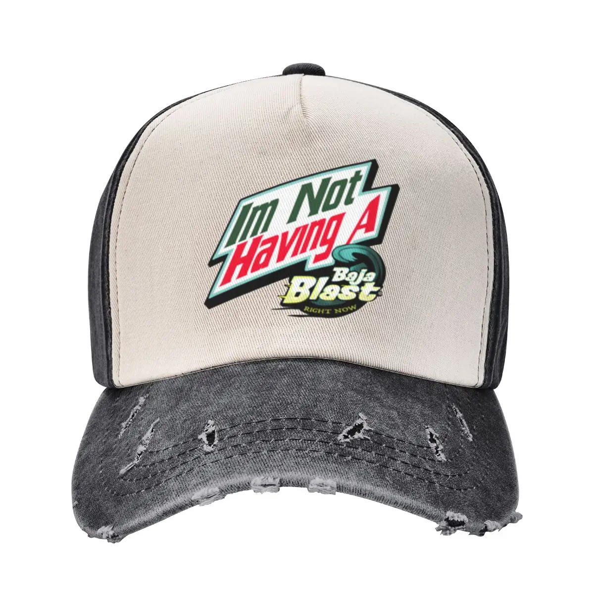 I_m Not Having a Baja Blast Right Now Baseball Cap tea Hat Anime Hats For Women Men's