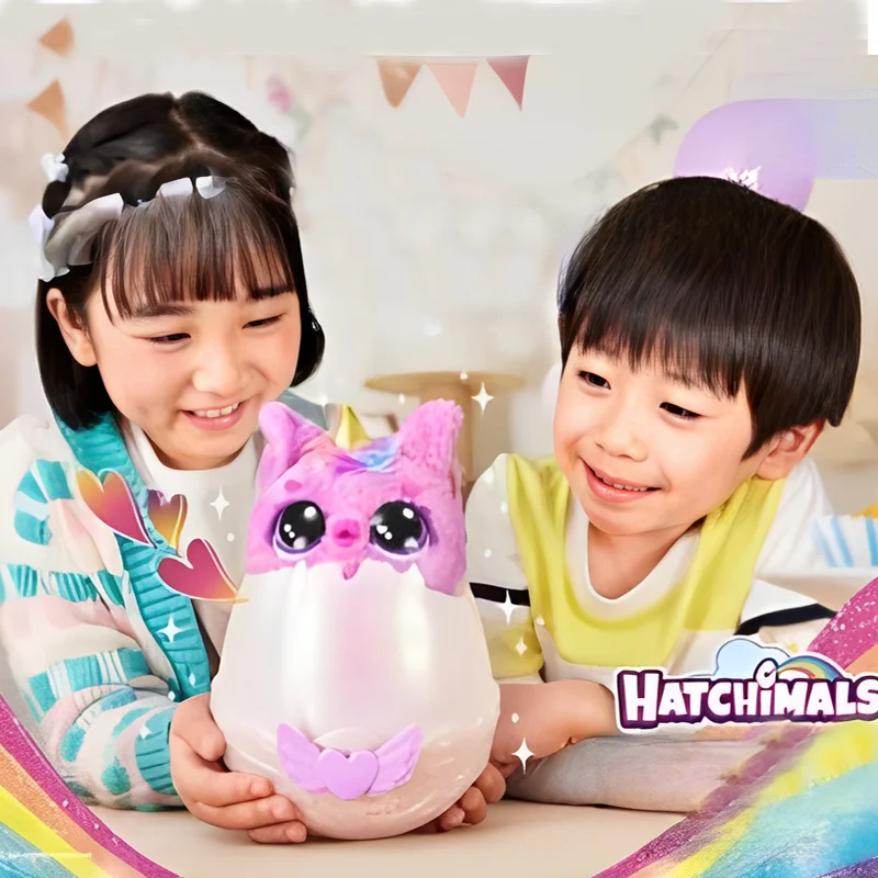 

Interactive Hatchimals Magic Egg Surprise Electronic Pet with Lights and Sounds Kawaii Plush Toy for Boys Girls Birthday Gifts