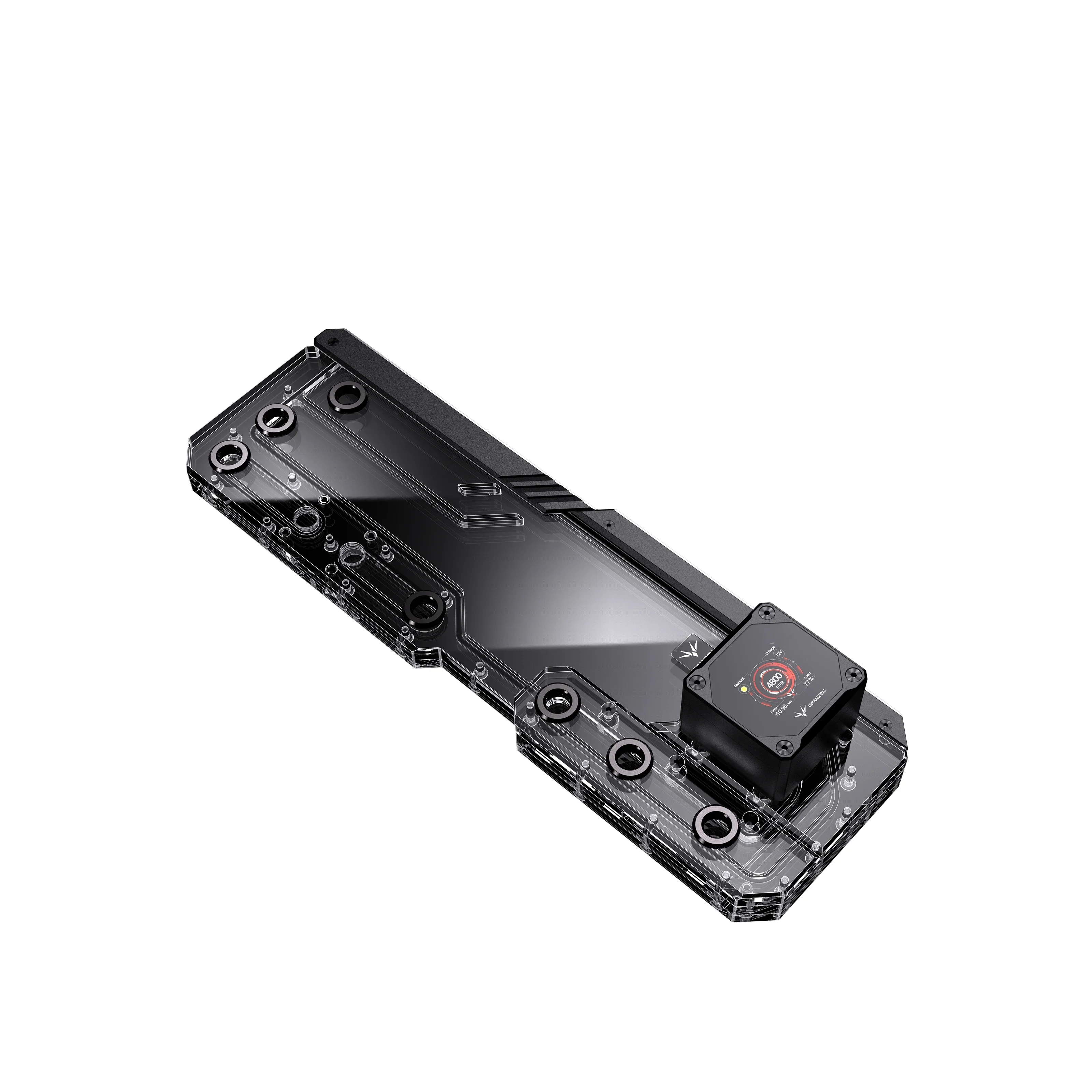 Granzon Acrylic Distro Plate /Board Reservoir for ASUS ROG Hyperion GR701 Computer Case /PC Cooling Combo DDC Pump GC-AS-GR701