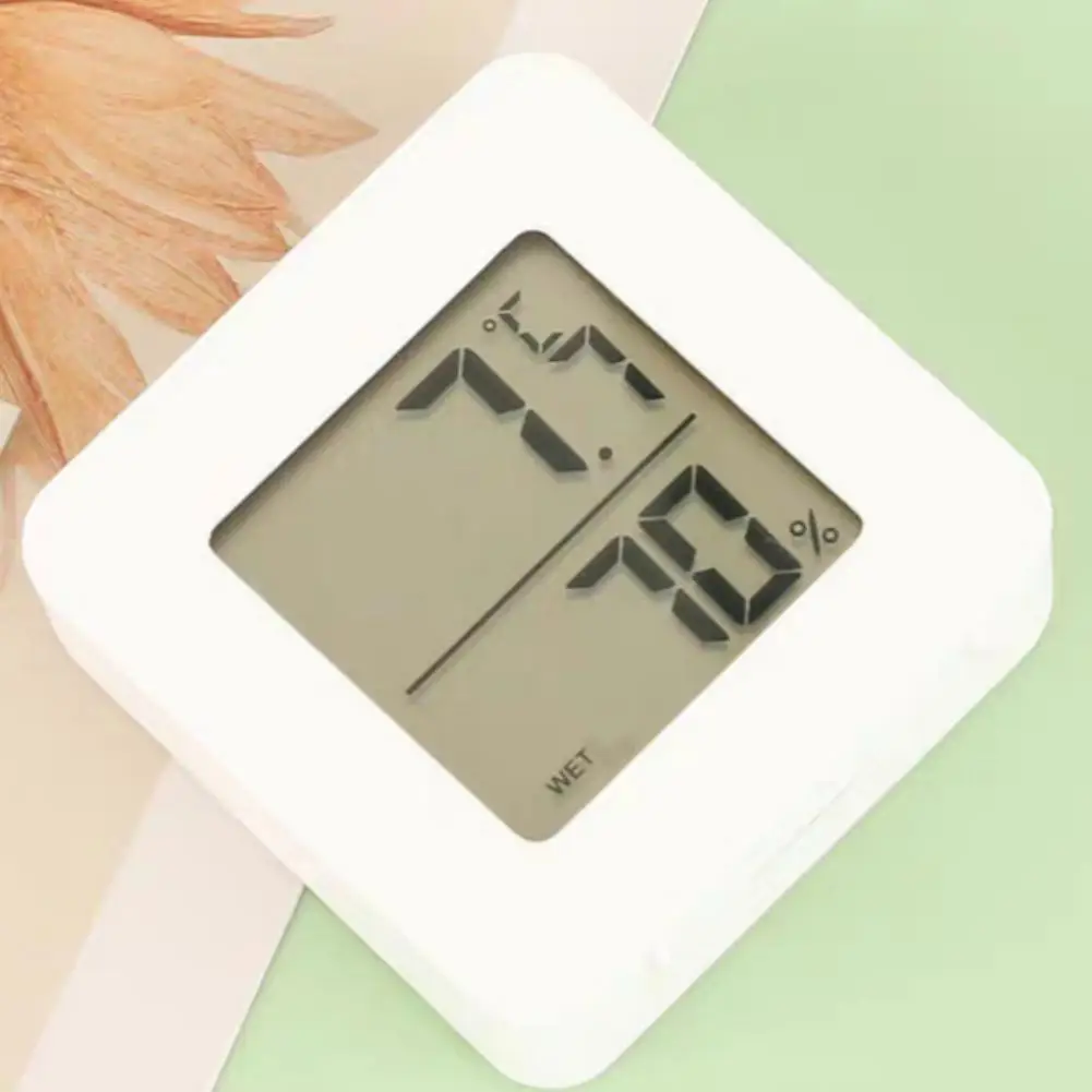 Immagine 3: Mini Termometro e Igrometro, Misuratore di Temperatura per Camera da Letto, Display Digitale Elettronico Portatile, Umidità e Temperatura