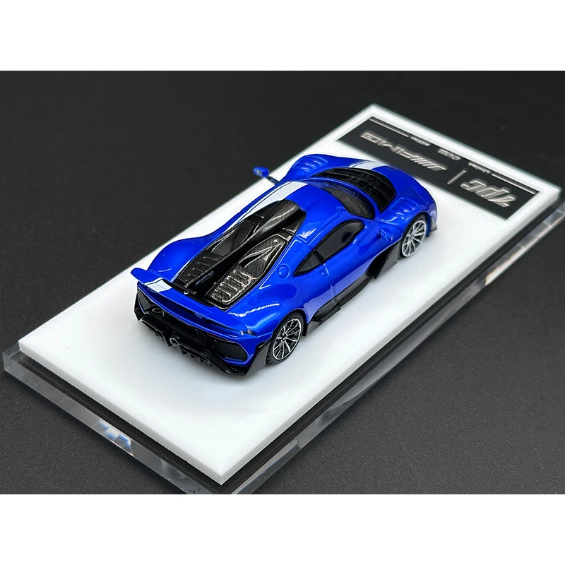 TPC In Stock 1:64 ONE Metal Blue Diecast Diorama Super Car Model Collection Toy