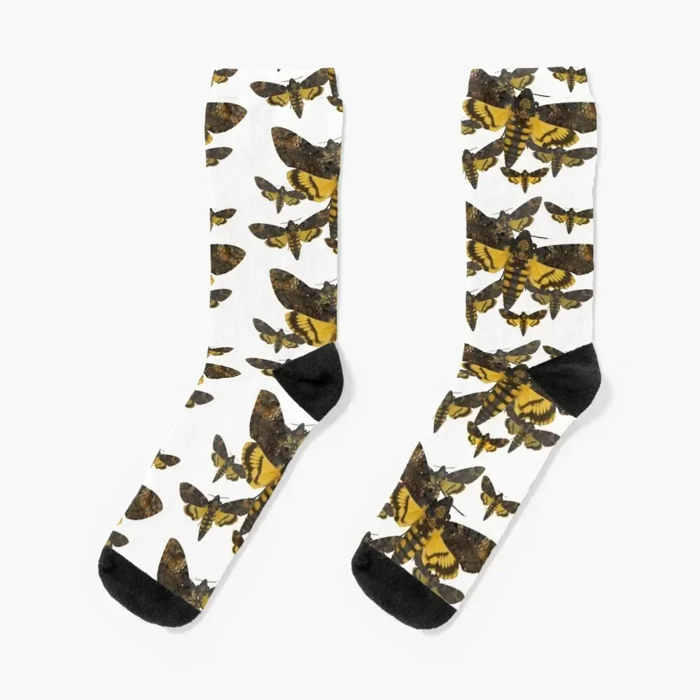 

Death's Head Moth Swarm. Socks Toe sports custom Stockings compression Man Socks Women's