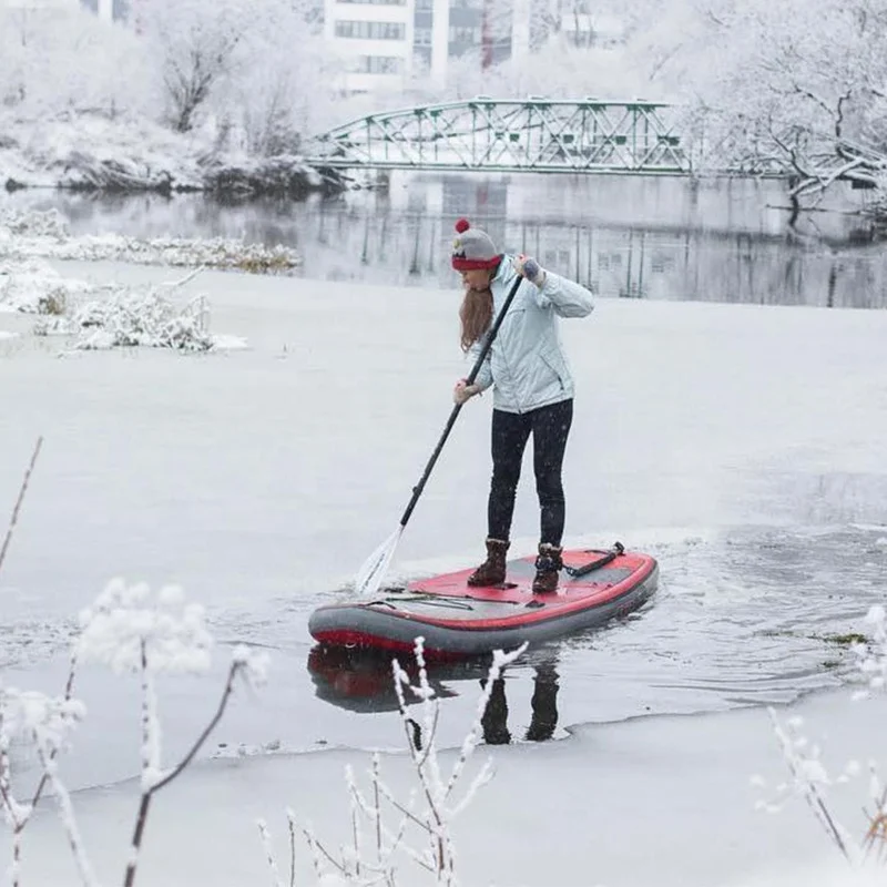 Afbeelding 5: Snowfield Glacier Dubbellaags Drop Stitch Antislip Cool Snow Sail Sup Snowboard Custom Eva Sup Snowboarden