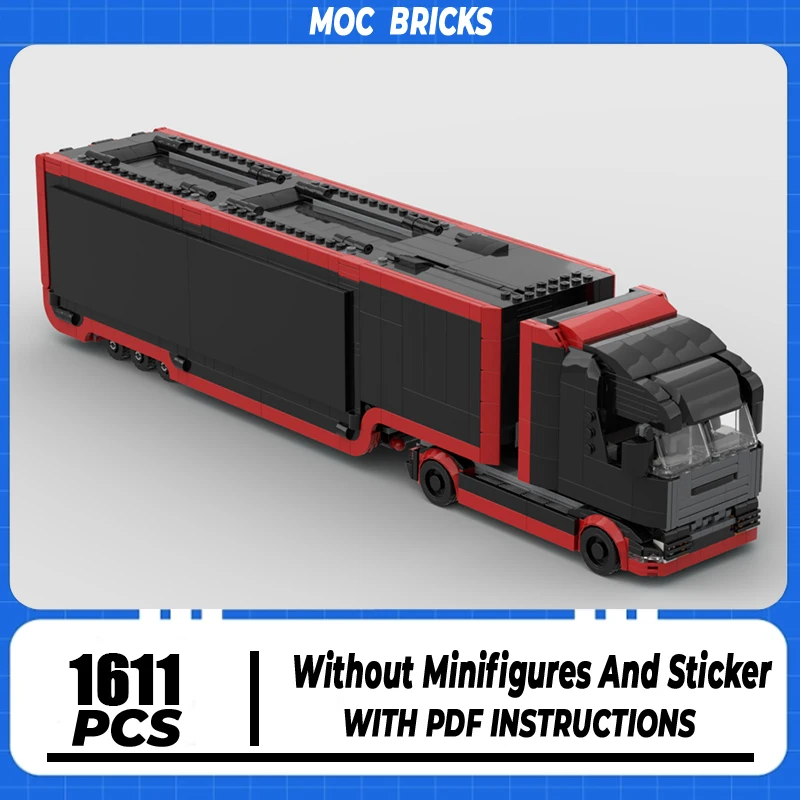 

Грузовик F1 для Speed Champions V1 Модель Moc Строительные блоки Технология Кирпич DIY Сборка Праздничные подарки Строительные игрушки