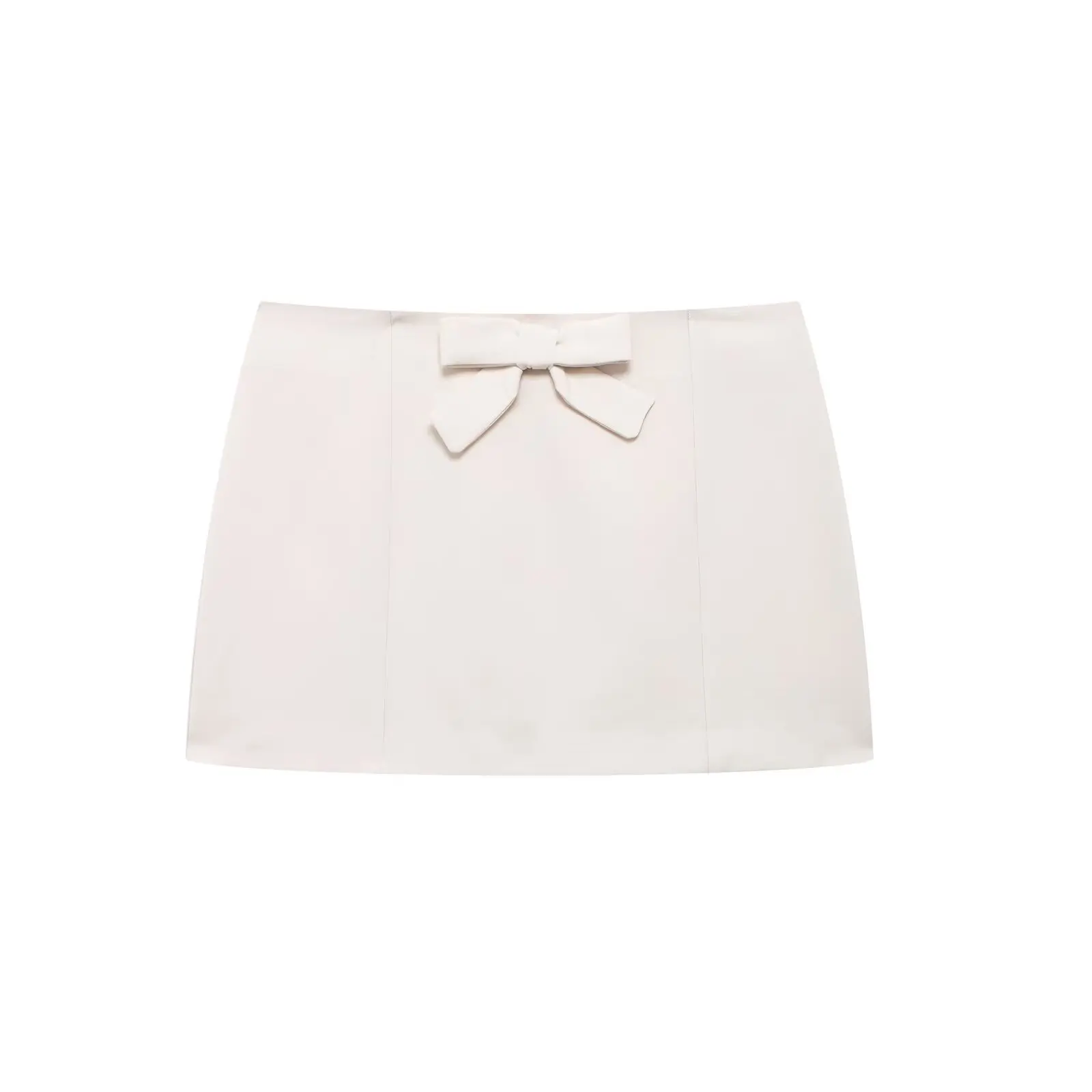 

Korejepo 2025 New Women Clothing European American Style Fashionable Versatile Bow Tie Mini Skirt