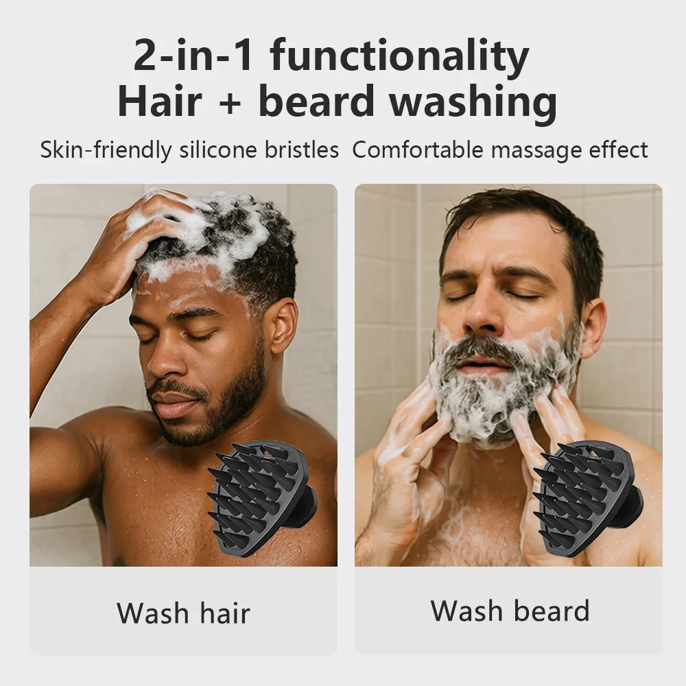 Silicone Head Scrubber for Gentle Scalp Massage