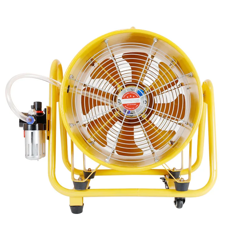Kipas Angin Portabel Anti Ledakan 12 Inci, Kipas Ventilator Udara Pneumatik