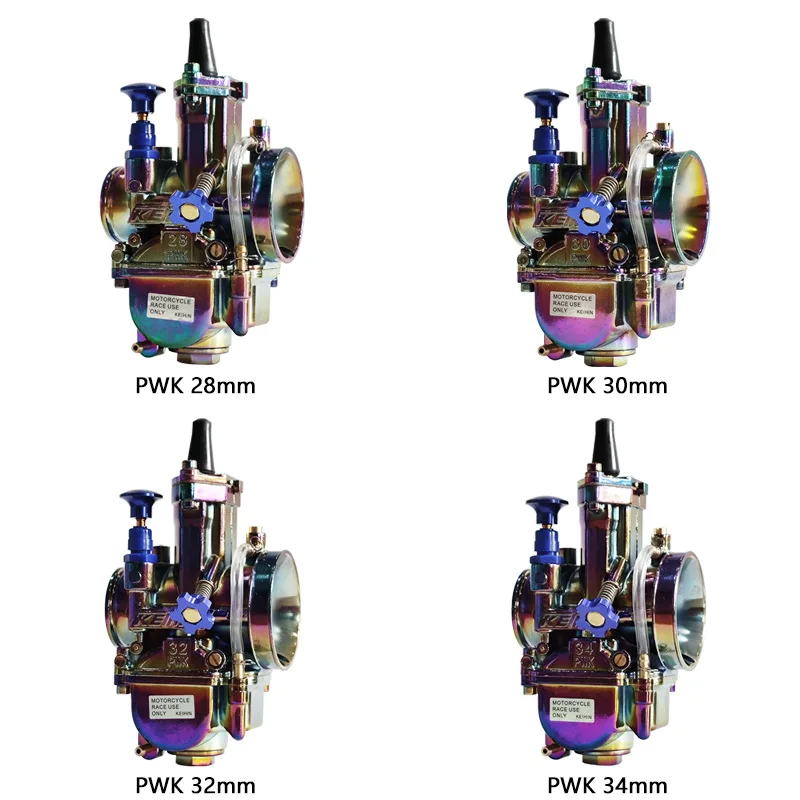 

Подходит для цветных карбюраторов 28, 30, 32, универсальных модифицированных карбюраторов PWK диаметром 34 мм с ремонтными комплектами.